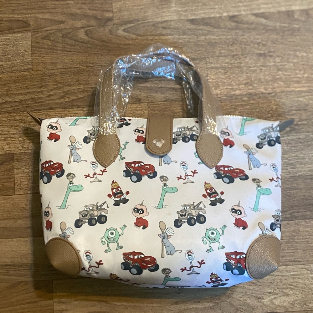 Kids Cartoon Print Tote Bag